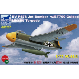 BV P178 Jet Bomber w. BT700 Guided Missile Torpedo - Bronco 1/72