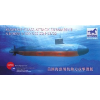 U.S.S. SSN-21/22 Seawolf Class - Bronco 1/350