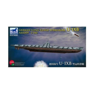 German Long Range Submarine Type U-IX B - Bronco 1/350