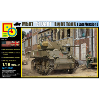 M5A1 Stuart (Late Version) - Classy Hobby 1/16