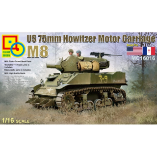 M8 US 75mm Howitzer Motor Carriage - Classy Hobby 1/16