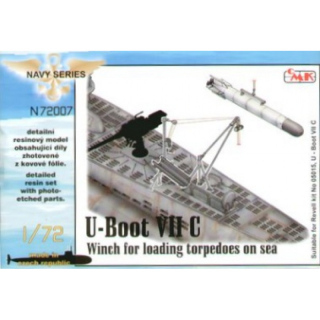 Dt. U-Boot Typ VII Torpedo-Winde auf See - CMK 1/72