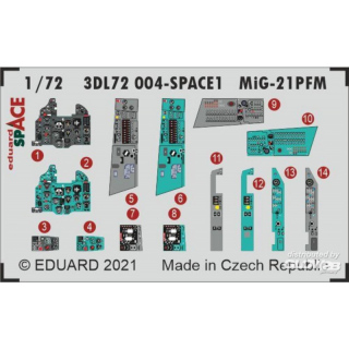 MiG-21PFM SPACE 1/72 for EDUARD