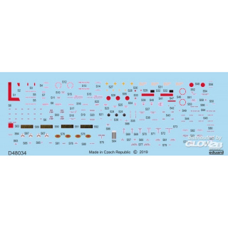 P-51D stencils for Eduard
