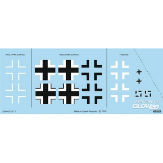 Bf 109G-10 Erla national insignia for Eduard