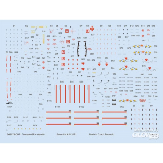 Tornado GR.4 stencils 1/48 for REVELL