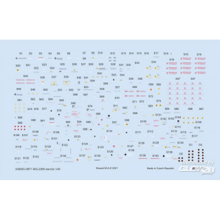 MiG-23BN stencils 1/48 for TRUMPETER