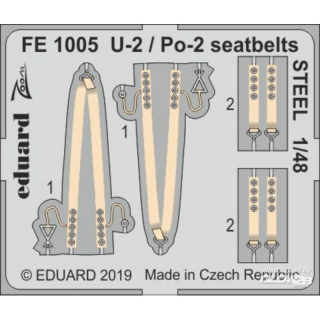 U-2 / Po-2 seatbelts STEEL for ICM