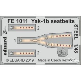 Yak-1b seatbelts STEEL for Zvezda