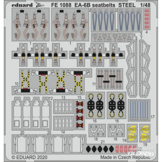 EA-6B seatbelts STEEL for Kinetic