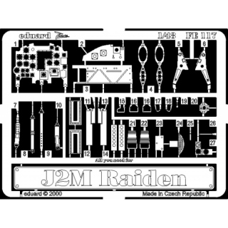 J2M Raiden - Detailset 1/48
