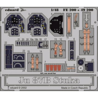Junkers Ju-87 B Stuka - Detailset 1/48