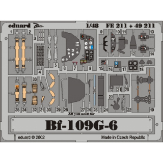 Messerschmitt Bf-109 G-6 - Detailset 1/48