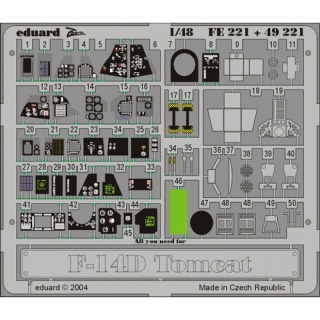 F-14D Tomcat - Detailset 1/48