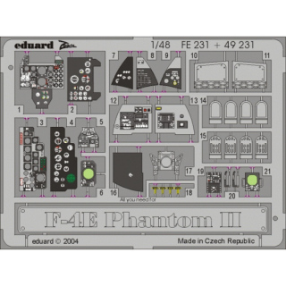 F-4E Phantom II - Detailset 1/48