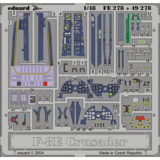 F-8E Crusader - Detailset 1/48