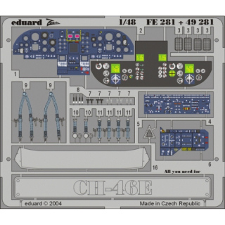 CH-46E Sea Knight - Interior 1/48