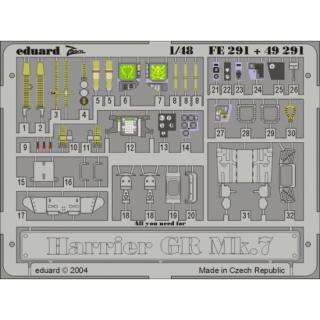 Harrier GR Mk.7 - Detailset 1/48