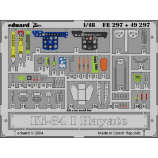 Ki-84 I Hayate - Detailset 1/48