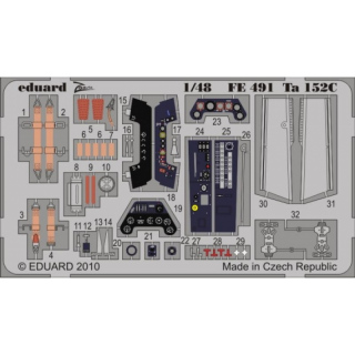 Focke-Wulf Ta-152 C - Detailset 1/48