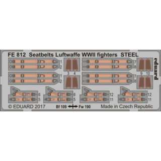 Seatbelts Luftwaffe WWII Fighters STEEL - 1/48
