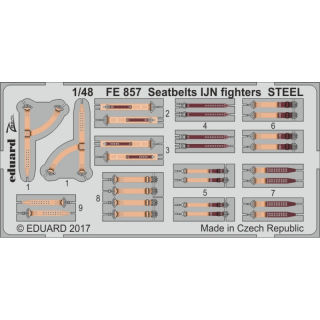 Seatbelts IJN fighters STEEL - 1/48
