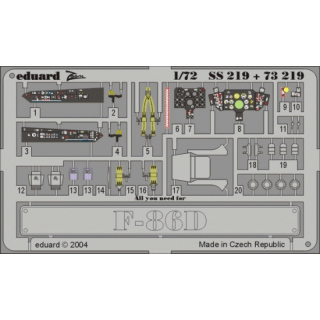 F-86D Sabre Dog - Detailset 1/72