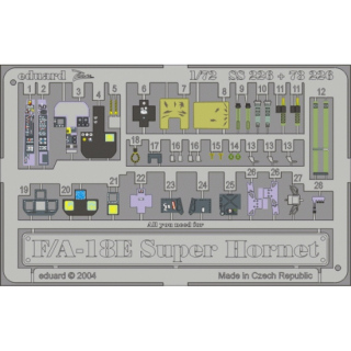 F-18E Super Hornet - Detailset 1/72