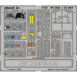 Messerschmitt Bf-109 G-14 - Detailset 1/72