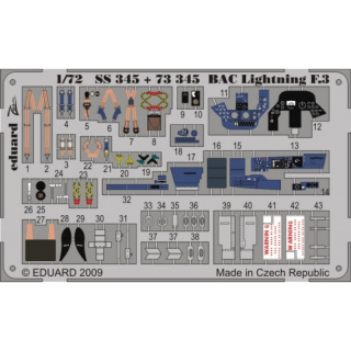 BAC Lightning F.3 - Detailset 1/72