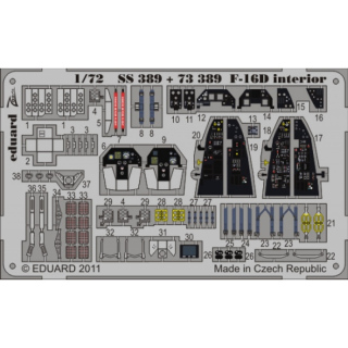 F-16D - Interior 1/72