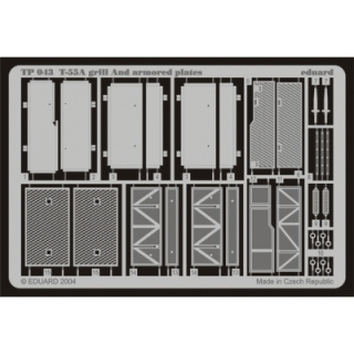 T-55 A - Grill & Armored Plates 1/35