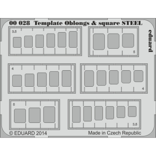 Template oblongs & square STEEL