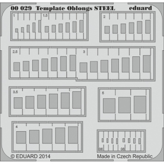 Template oblongs STEEL