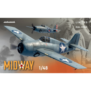 MIDWAY - F4F-3 & F4F-4 Wildcat (Dual Combo) - Eduard 1/48