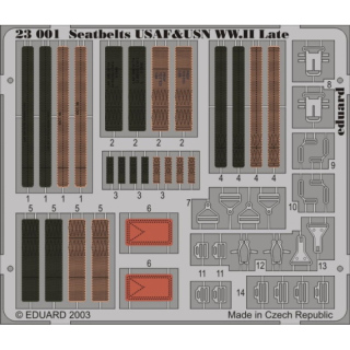 Seatbelts USAF & USN WWII late - 1/24