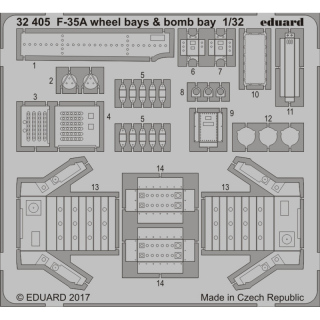 F-35A wheel bays & bomb bays - 1/32