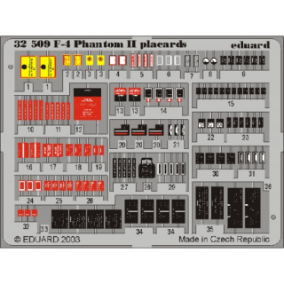 F-4 Phantom II - Placards 1/32