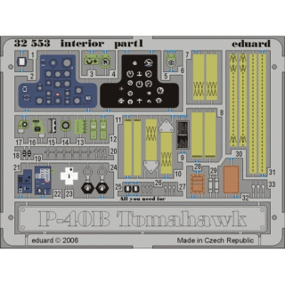 P-40B Tomahawk - Interior 1/32