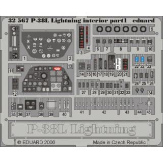 P-38L Lightning - Interior 1/32