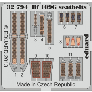 Messerschmitt Bf 109 G - Seatbelts 1/32