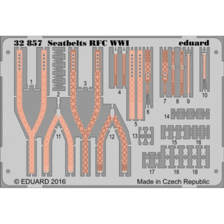 Seatbelts RFC WWI STEEL - 1/32