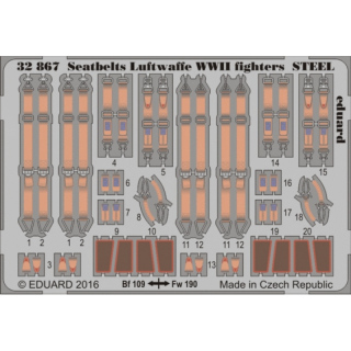 Seatbelts Luftwaffe WWII Fighters STEEL - 1/32