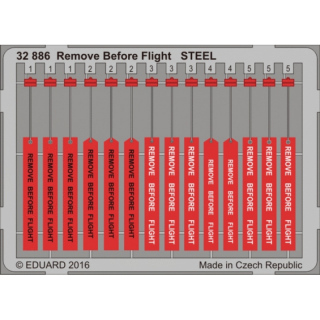 Remove Before Flight STEEL - 1/32