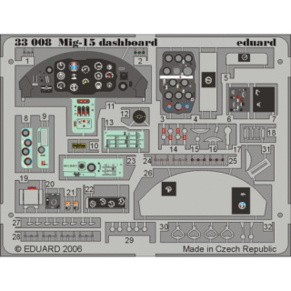 MiG-15 - Dashboard 1/32