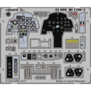 Messerschmitt Bf 110 C-7 - Detailset 1/32