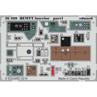 HEMTT Interior - colour - 1/35