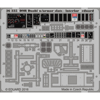 D9R Doobi w. Armor Slats - Interior - 1/35