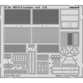 MSTA S howitzer - hull - 1/35