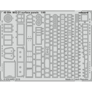 MiG-21 surface panels - 1/48